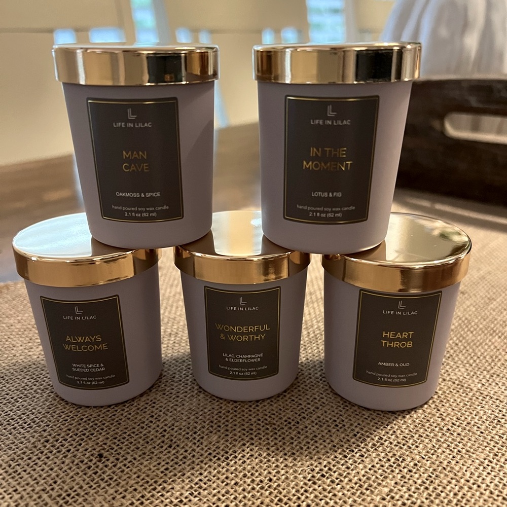 Life in Lilac mini candles